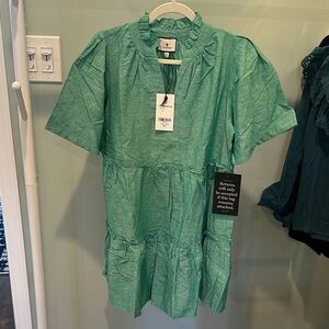 Tuckernuck Sea Green Crawford Dress - XS